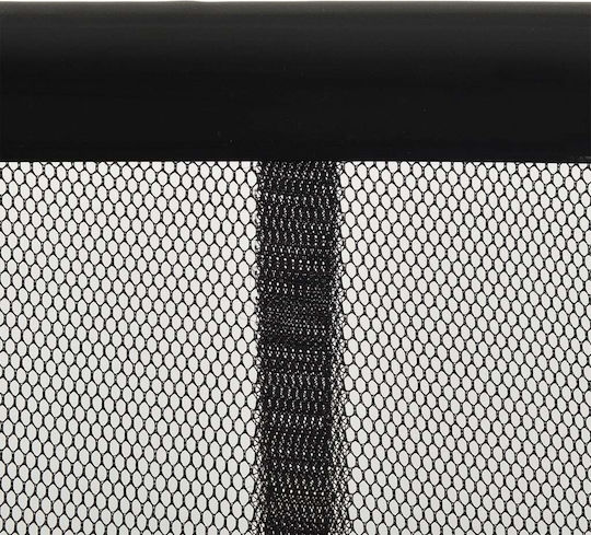 vidaXL Κουρτίνα Πόρτας από Ύφασμα Μαύρη 100x220cm 148710