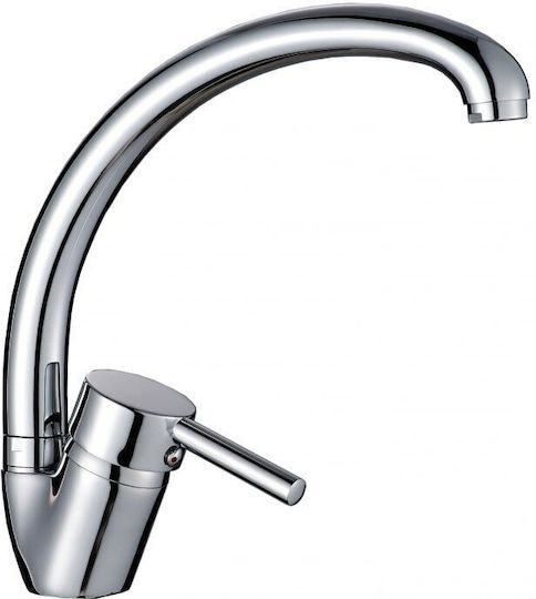 Inter Ceramic Icf Drop-In Кухненски Мивка Inox със Смесител Дължина 79xШирина 44см Сребрист