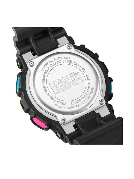 Casio League Legends Watch Chronograph Battery with Rubber Strap
