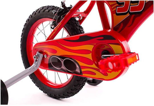 Huffy Cars 14" Kids Bicycle BMX Red