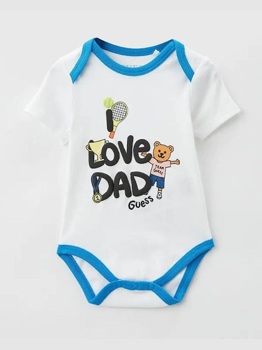 Guess Baby Bodysuit Set with Pants Blue