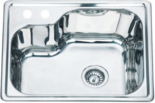 Inter Ceramic ICSETICF7153066ICK5645 Drop-In Inox Μ56.5xΠ45cm Silber