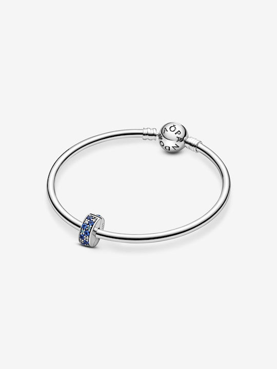 Pandora Charm Cu Pietre Din Argint Albastru
