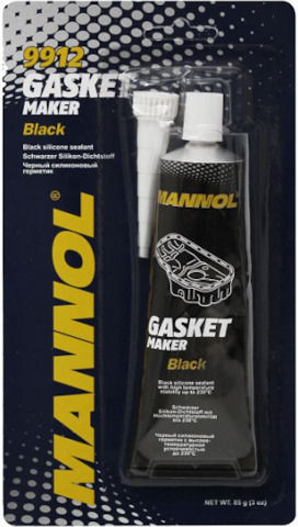 Mannol Σφραγιστική Σιλικόνη Υψηλής Θερμοκρασίας Μαύρη 85gr