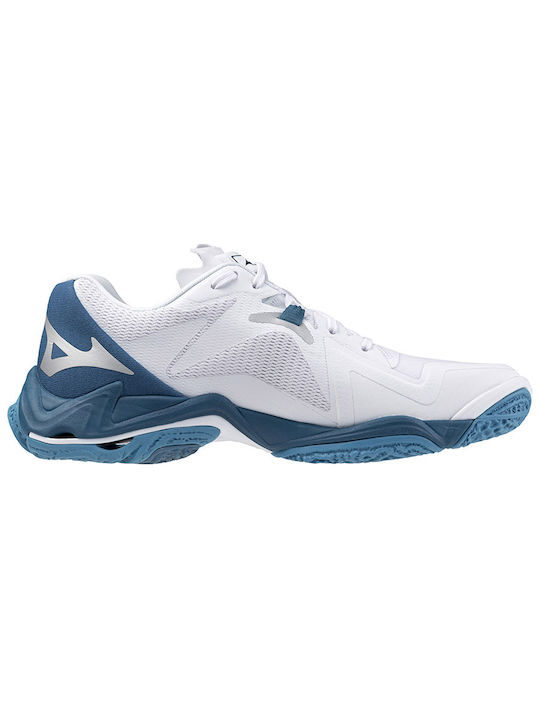 Mizuno Wave Lightning Ανδρικά Αθλητικά Παπούτσια Βόλεϊ Λευκά