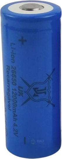 Επαναφορτιζόμενη Μπαταρία 26650 Li-ion 12000mAh 4.2V 1τμχ