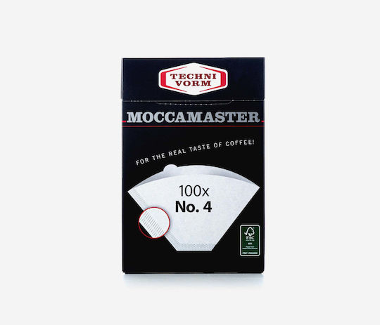 Moccamaster 100 Филтри за кафе-чай Кафяв Хартия