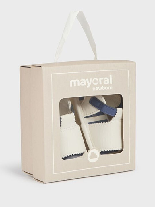 Mayoral Baby Sandals White Sailor