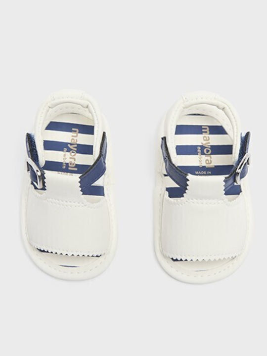 Mayoral Baby Sandals White Sailor
