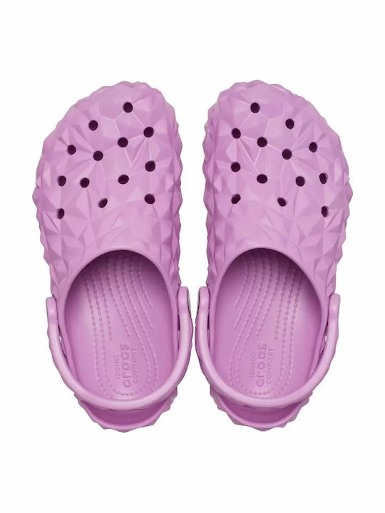Crocs Classic Geometric Clog Women's Anatomic Clogs Purple