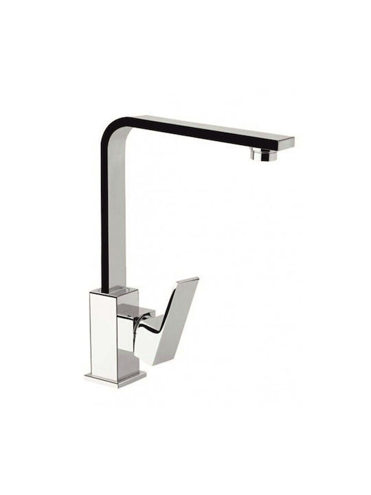 Inter Ceramic Alpaca Ένθετος Νεροχύτης Inox Μ60xΠ45cm Ασημί
