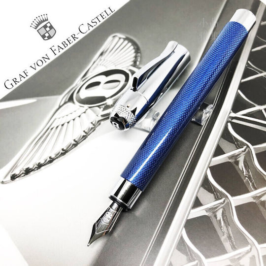 Faber-Castell Writing Pen Medium Blue made of Steel with Blue Ink