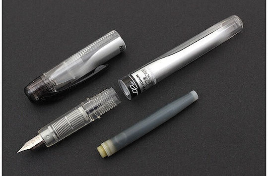 Platinum Πένα Γραφής Fine 0.2mm Μαύρη από Πλαστικό με Μαύρο Μελάνι