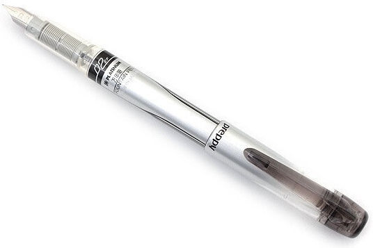 Platinum Πένα Γραφής Fine 0.2mm Μαύρη από Πλαστικό με Μαύρο Μελάνι