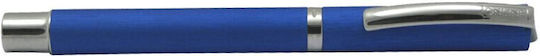 Online Writing Pen Medium Blue made of Aluminum with Blue Ink