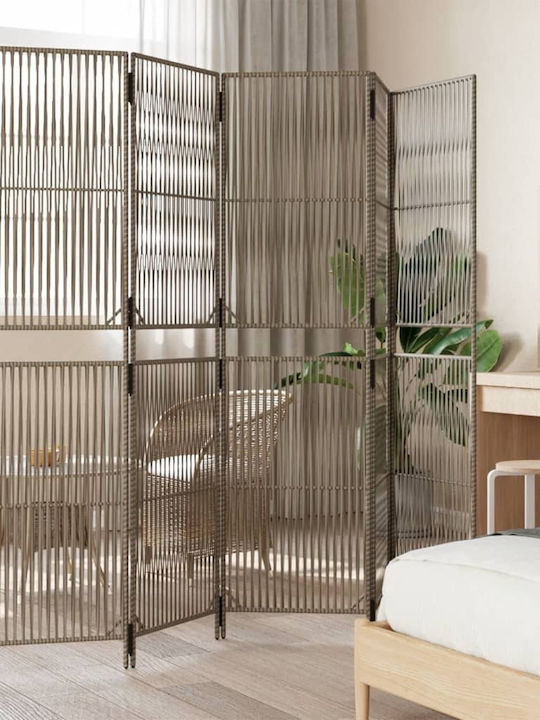 vidaXL Декоративен Параван Ратанов 245x200см