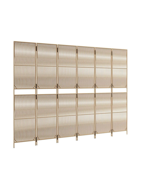 vidaXL Decorativ Paravan din Rattan 294x200cm