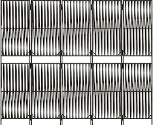 vidaXL Dekorativer Raumteiler aus Rattan 245x200cm