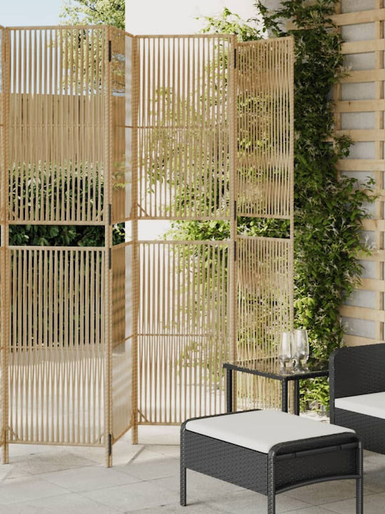 vidaXL Decorativ Paravan din Rattan 294x200cm