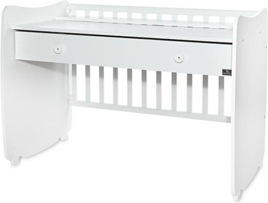 Lorelli Polymorphische Babybett Dream Weiß mit Schublade