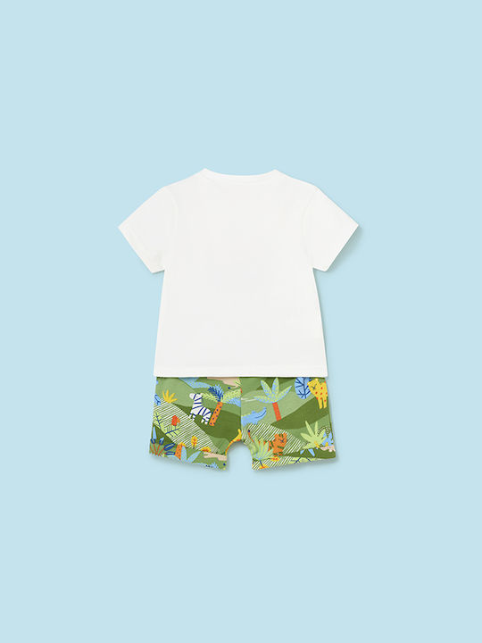 Mayoral Kinder Set mit Hose Sommer 2Stück White