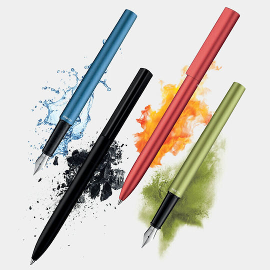 Pelikan Writing Pen Medium Blue made of Steel with Blue Ink