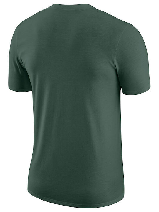 Nike Bărbați T-shirt Sportiv cu Mânecă Scurtă Verde