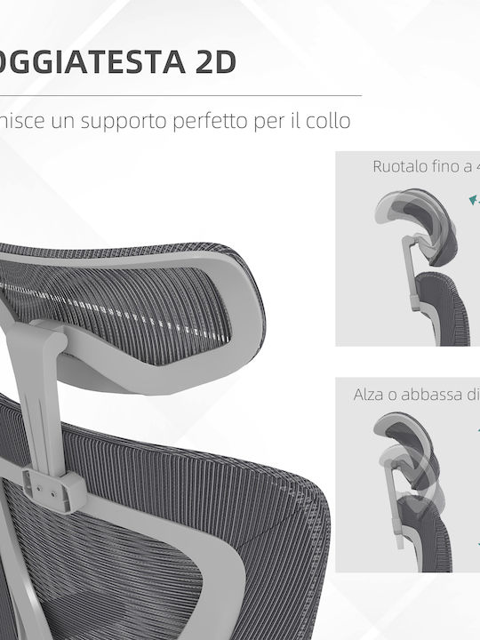 Vinsetto Office Chair with Adjustable Arms Black