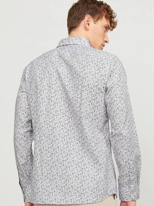 Jack & Jones Men's Shirt Long Sleeve White