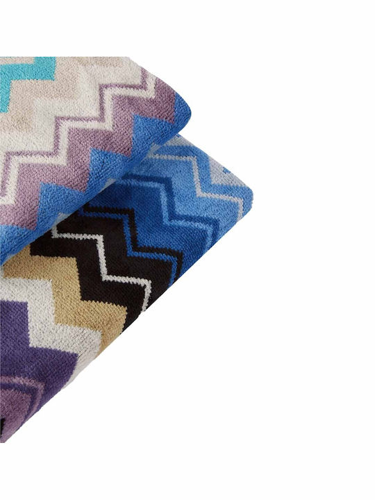 Missoni Set Prosoape de Baie 2 buc Wave Albe
