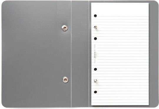 Filofax Personal Ανταλλακτικές Κόλλες 200 Φύλλων Γκρι