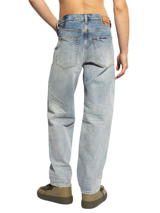Diesel Ανδρικό Παντελόνι Τζιν Loose Fit Μπλε