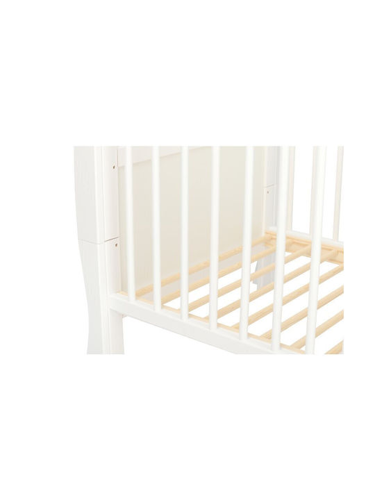 Qmini Cearșaf pentru bebeluși Pentru Patut Bumbac Alb 120x60buc