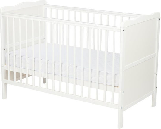 Qmini Baby-Bettlaken Für Krippe Baumwolle Alb 120x60cm