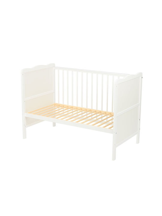 Qmini Cearșaf pentru bebeluși Pentru Patut Bumbac Alb 120x60buc