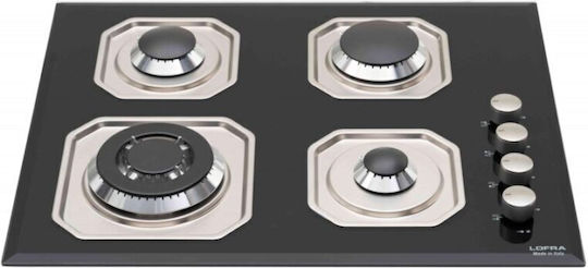 Lofra Εστία Υγραερίου Αυτόνομη Inox 62x51εκ.