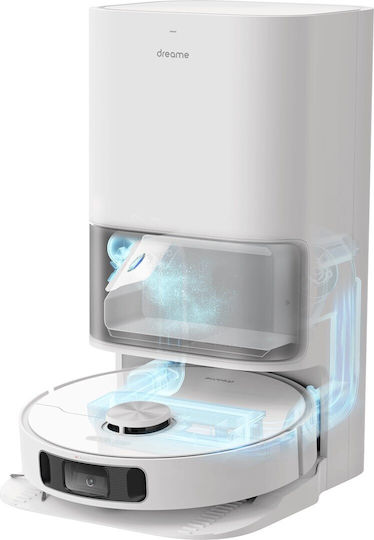 Dreame L10s Ultra Прахосмукачка Робот с Лазерно Картографиране и Всмукателна Мощност 5300Pa Бяла