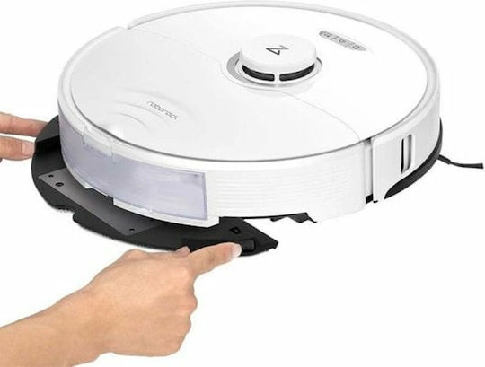 Roborock S8 Σκούπα Ρομπότ με Χαρτογράφηση Laser & Απορρόφηση 6000Pa Λευκή