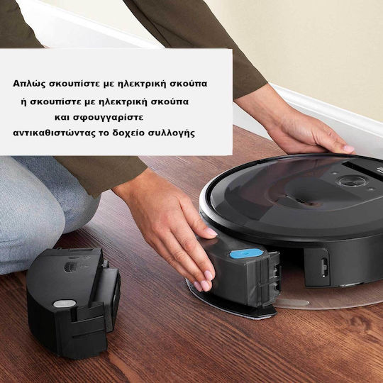 iRobot Roomba Combo i8 Прахосмукачка Робот с Оптично Картографиране Черна