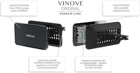 Vinove Car Air Freshener Can Air Vent Lemon / Lavender / Orange