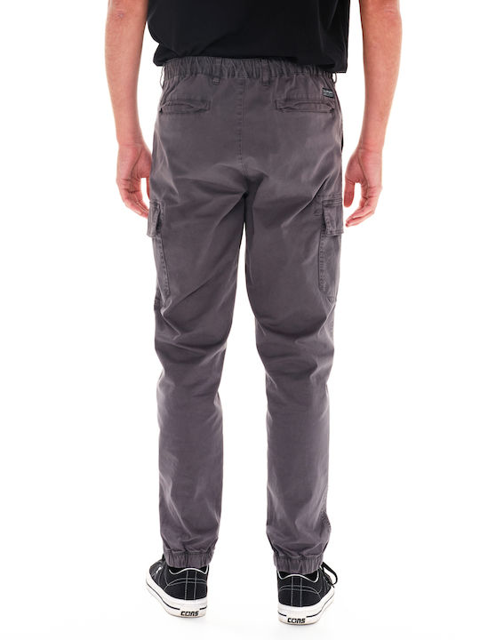 Trousers Cargo Elastic Gray