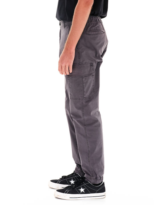 Trousers Cargo Elastic Gray