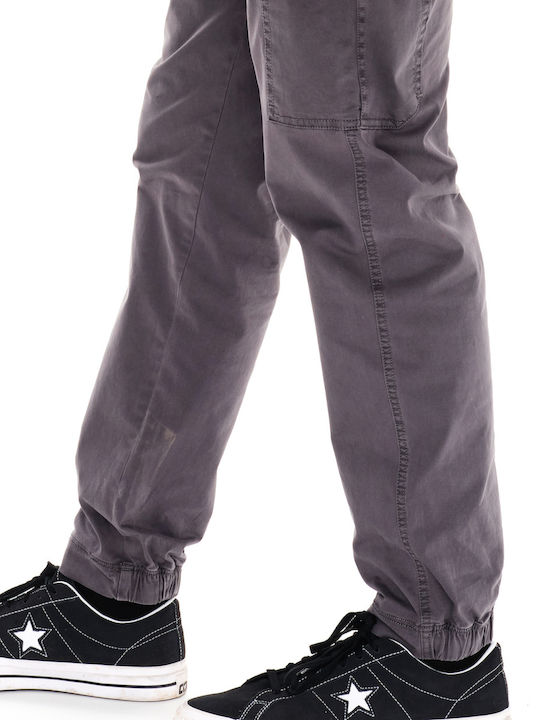 Trousers Cargo Elastic Gray