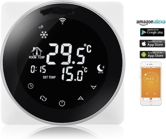Hysen HY312 Smart Digital Thermostat with Touch Screen και Wi-Fi