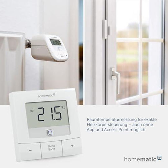 HomeMatic 154666A0 Ψηφιακός Θερμοστάτης Χώρου