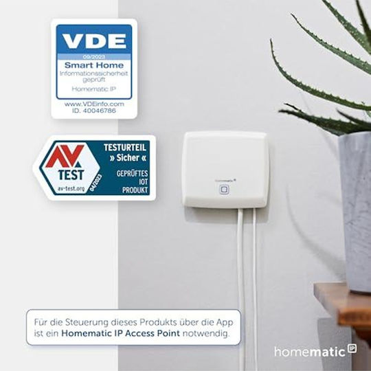 HomeMatic 154666A0 Ψηφιακός Θερμοστάτης Χώρου