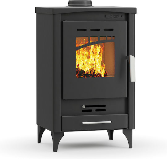 Thermogatz GS 8 Steel Wood Stove 8kW Black