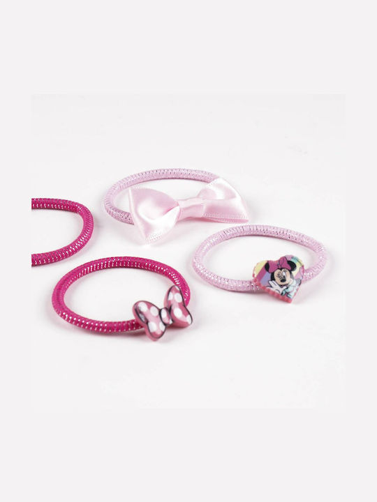 Minnie Mouse Kids Hair Ties Set Multicolor 6pcs