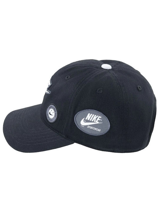Nike Παιδικό Καπέλο Jockey Υφασμάτινο Patch Μαύρο