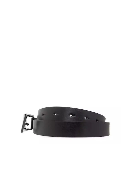 Diesel Men's Leather Belt Black